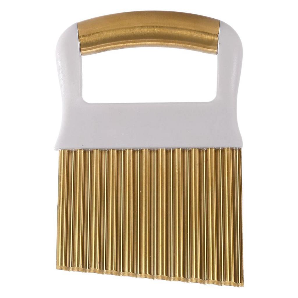 Stainless Steel Wavy Potato Knife Kitchen Gadgets Multifunctional Vegetable Cutter Wolf-tooth Potato Knife French Fries Cutter