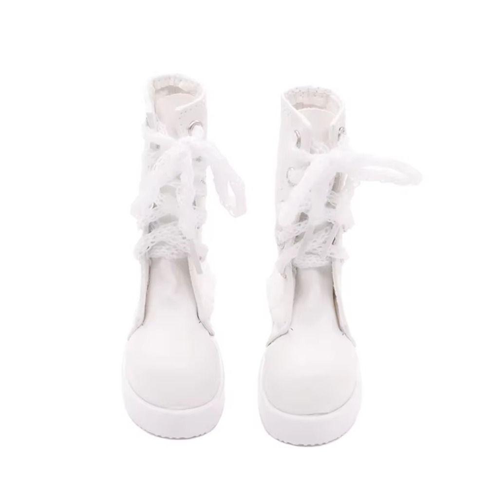 Retro Brown Doll Boots Casual Wearing Doll Long Boots Fashion 60cm Doll Shoes  DIY Toy