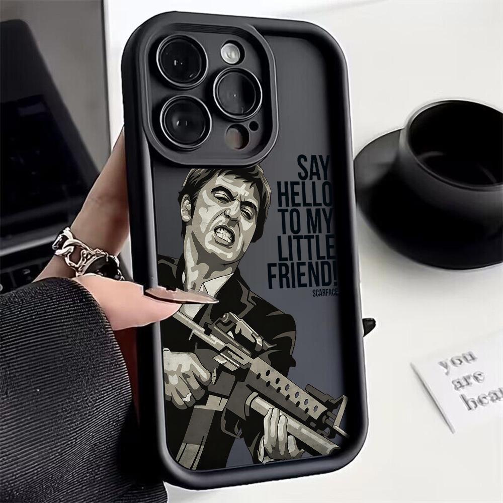 

Модный горячий чехол для телефона S-Scarface для Xiaomi Redmi Note 15 14 13 12s 12 11 10 9s 9 8 7 A5 Pro Plus 4G 5G Мягкая задняя крышка из ТПУ Redmi Note 11 Pro