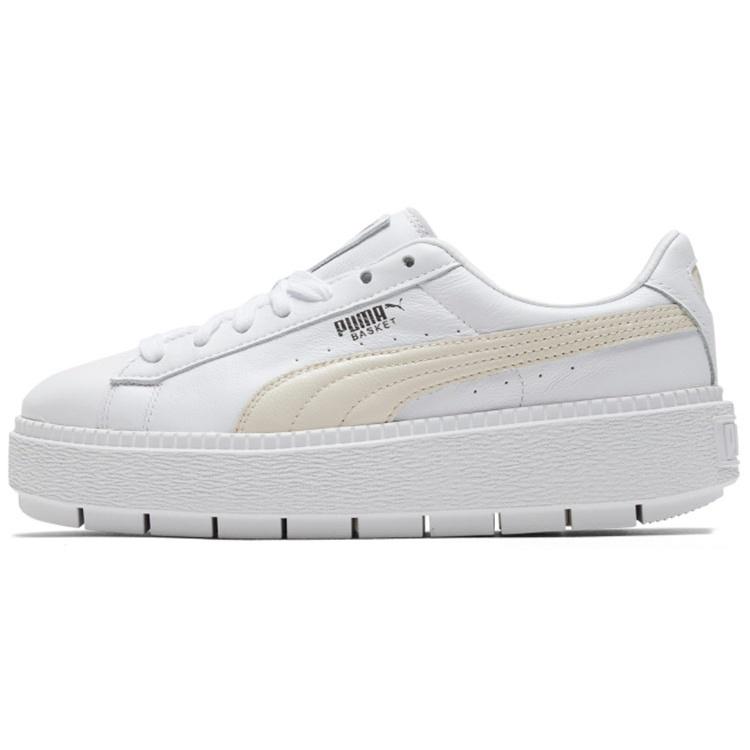 (WMNS) PUMA Suede Platform Trace Animal White Women s 366109-04 EU 40.5