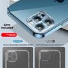 Phone Case For iPhone 17 Air 16 15 14 7 8 Plus 13 12 11 Pro Max Clear Bumper Hard Silicone Luxury Transparent Shockproof Cover