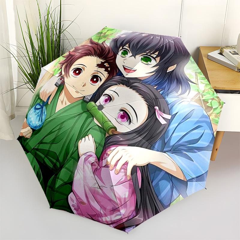

1pc Anime Characters Automatic Opening Folding Umbrella - 8 Bone Iron Frame, Suitable for Fans, Travel, Daily Use, Gift for Fans.U005