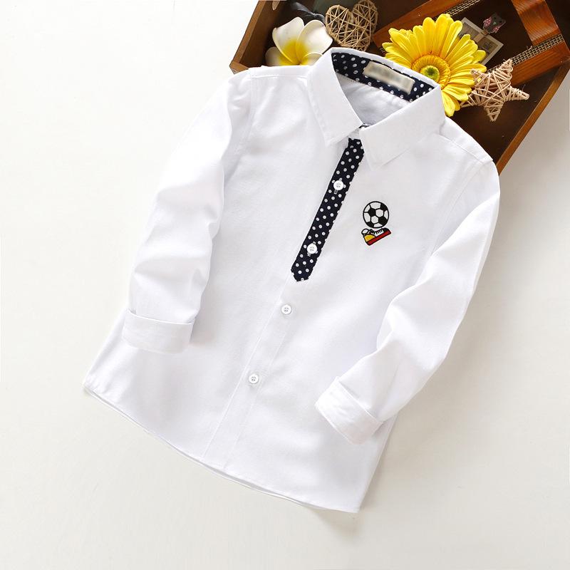 Jungen Langarm Freizeithemd für Frühling und Herbst - Neuer Stil für kleine und mittlere Kinder