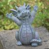 Little Dragon Meditation Decoration Fun Home Resin Craft Statue Creative Garden Decoration Decoration Decoration Decoration