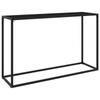 Day and Night - Day and Night Black Tempered Glass Console Table 120x35x75 Cm
