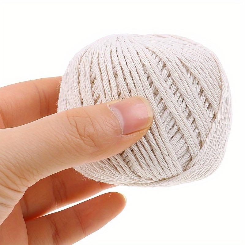 

Food Grade Cooking Twine - Natural Cotton Butcher String for Sausages, Roasting Turkey, Trussing Meat & Crabs - Heat Resistant Kitchen Baking Rope 1pc светло-бежевый