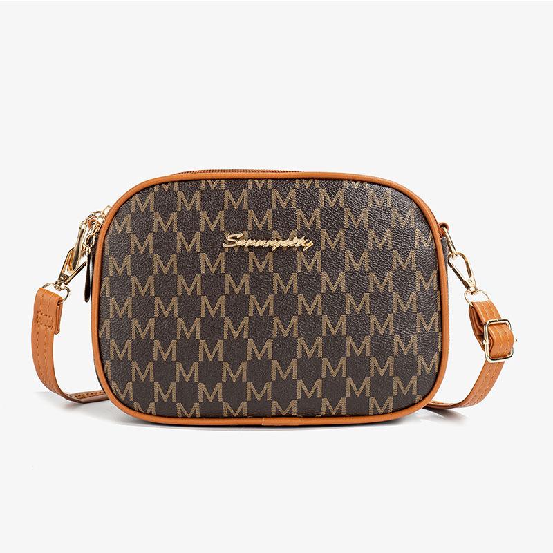 Autumn And Winter Printed High-end Bags, Fashionable Women s Bags, Retro Camera Texture, Commuting Crossbody Bags, Stylish
