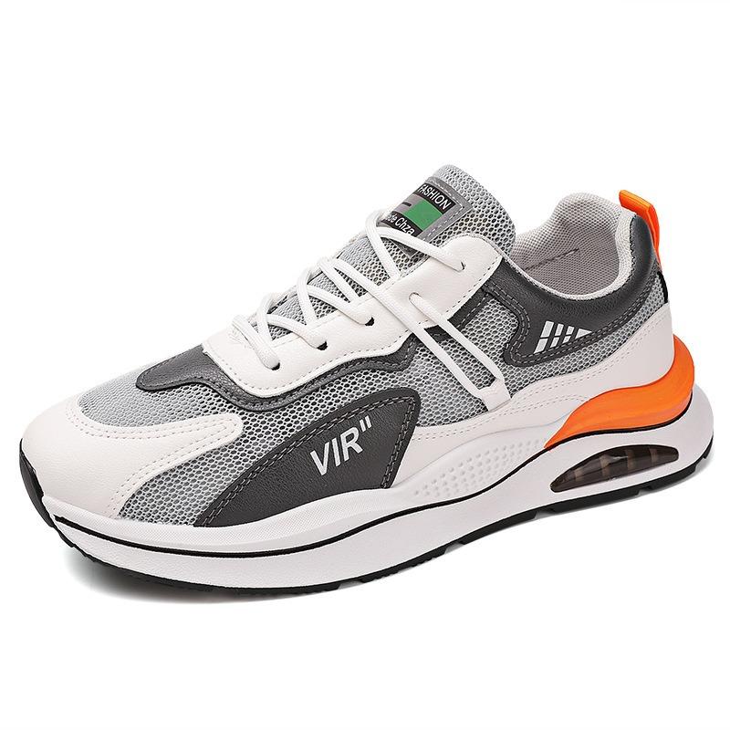 Frühlingsschuhe für Herren, atmungsaktive Mesh-Sportschuhe für den Frühling, Laufschuhe, lässige Schuhe mit größerer Körpergröße