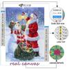 5D DIY Diamond Painting Christmas Tree Santa Snowman Cross Stitch Diamond Art Embroidery  Mosaic Home Deco