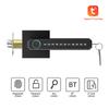 Smart Fingerprint   5 in 1 Keyless Entry Biometric Lock with APP Control Password Keypad IC Card Auto Lock for   Apartment