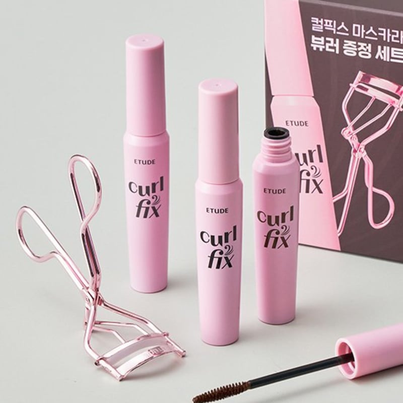Etude Specjalny zestaw tuszu do rzęs Curl Fix (+ Lokówka Prezent) 3 typy (Wybierz 1)