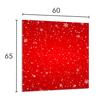 PANEL SZKLANY DO KUCHNI 60x65 Czerwona