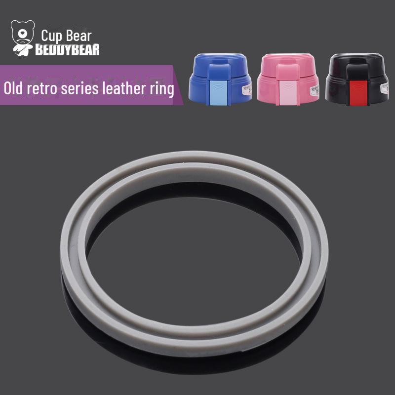 Original Bear Silicone Straw Cup Set: Includes Suction Cup, Mouthpiece, Hose, and Coaster for Kids' Learning and Drinking.