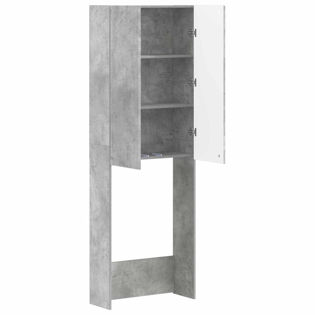 Bathroom Cabinet ARNHEM Concrete Grey 66 x 25.5 x 190 cm