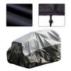 600D Oxford Fabric Lawn Mower Cover For Outdoor Protection As Shown Foldable Storage Bag Elastic Pullstring Closure
