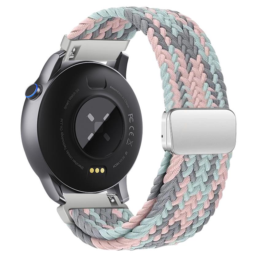 Universal Woven Nylon Magnetic Buckle Watch Band for Huawei/Samsung - 18mm, 20mm, 22mm
