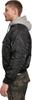 Winter Jacket Brandit MA1 Sweat Hooded Jacket Black-grey