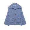 European American Style Women's Fashion Casual Loose Versatile Knit Cardigan Coat