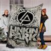 1pc Linkin Park1 Theme Blanket - Digital Print, Polyester, Cozy for All Seasons, Perfect for Outdoor, Camping, and Travel