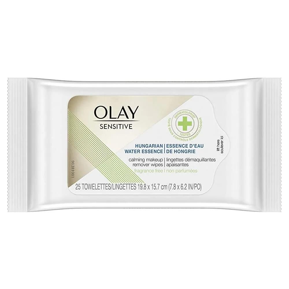 Olay Sensitive Hungarian Water Essence Soothing Makeup Remover Wipes - 25 Pack