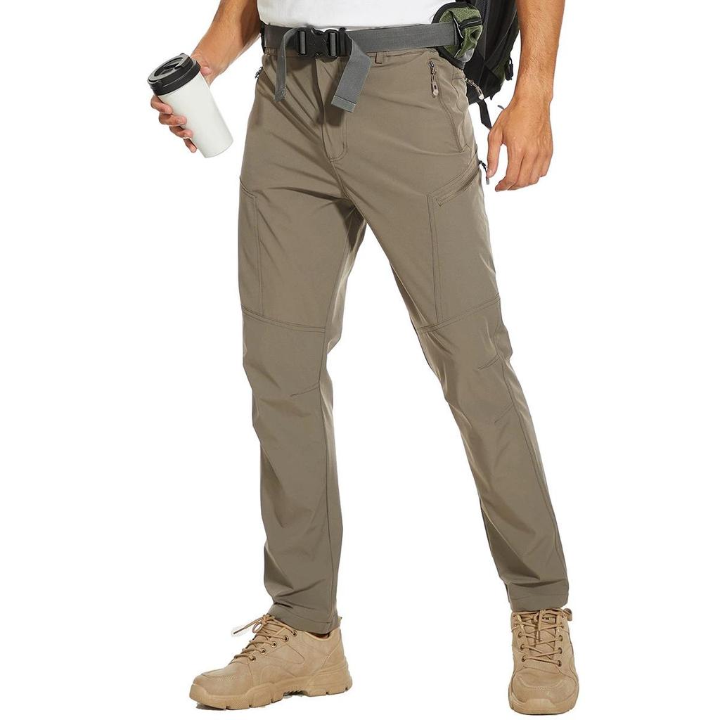 Pantaloni da Esterno Uomo Asciugatura Rapida, Pantaloni Estivi Sottili da Alpinismo, Pantaloni da Assalto Impermeabili e Traspiranti, Pantaloni Elastici Protezione Solare