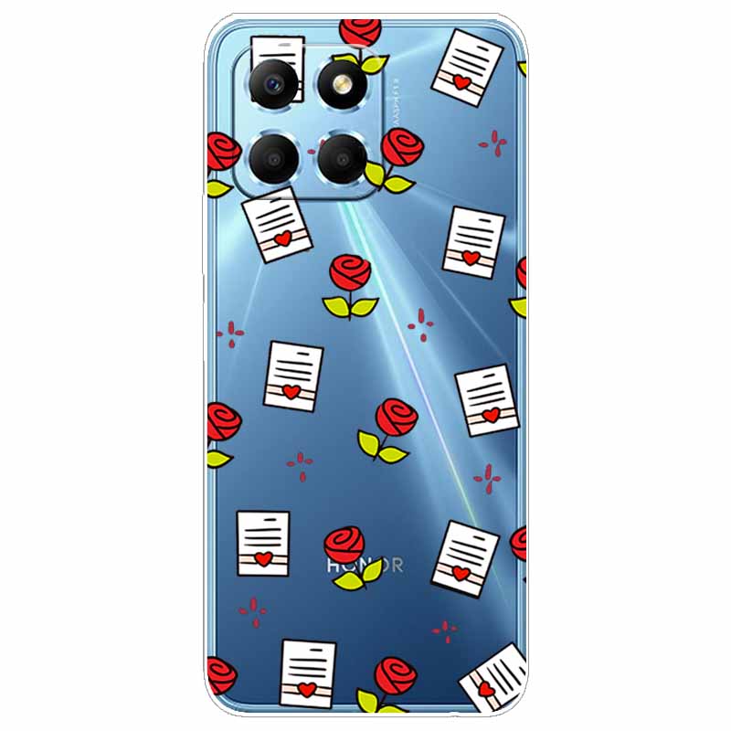 For Honor X6 Case HonorX6S Transparent Soft TPU Silicon Phone Cover For Huawei Honor X6S 2022 Case 6.5 Inche VNE-LX1 Clear Funda