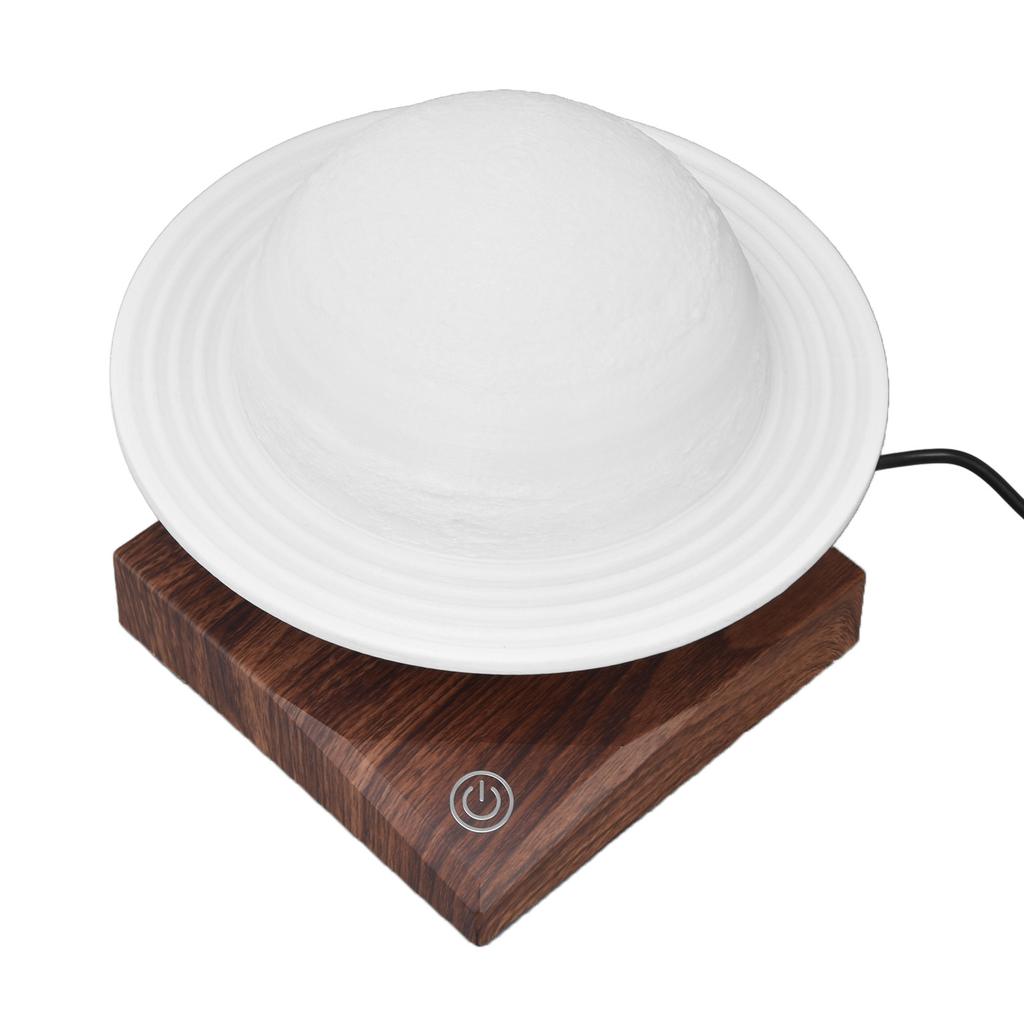 3D Printing Magnetic Levitation Floating LED Saturn Lamp Night Light with 3 Color Modes