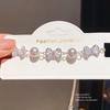 Pearl Shaped Multilayer Bracelet With Electroplated Finish For Womens Fashion