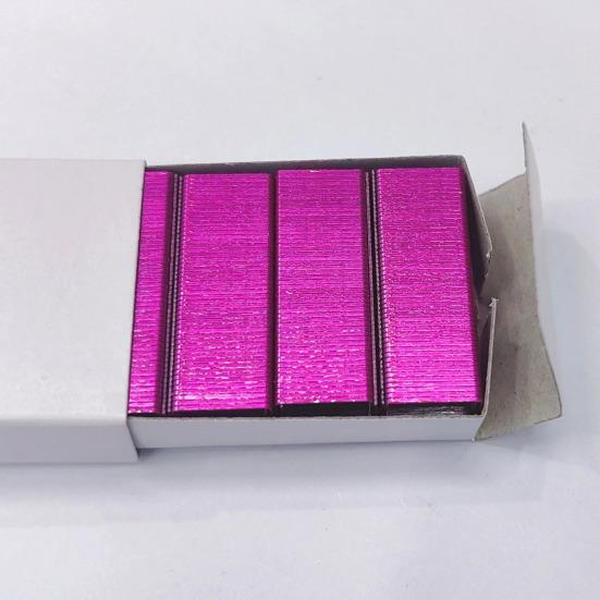 Green Colored Staple 3000 Refill for Desk Stapler 1000 Per Pack Total