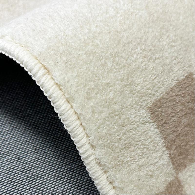Modern Cream Style Carpets for Living Room Fluffy Soft Plush Carpet Minimalist Bedroom Decor Rug Irregular Shaped Washabler Mat