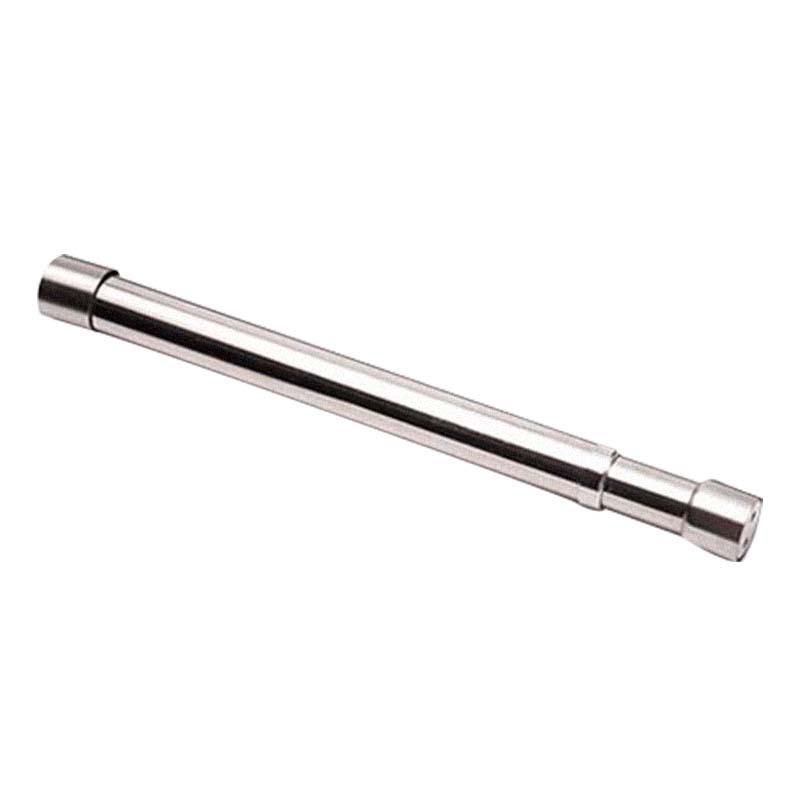 Adjustable Stainless Steel Telescopic Clothes Rod - Strong, Thickened, Load-Bearing, Screw-Fixed for Wardrobe and Closet.