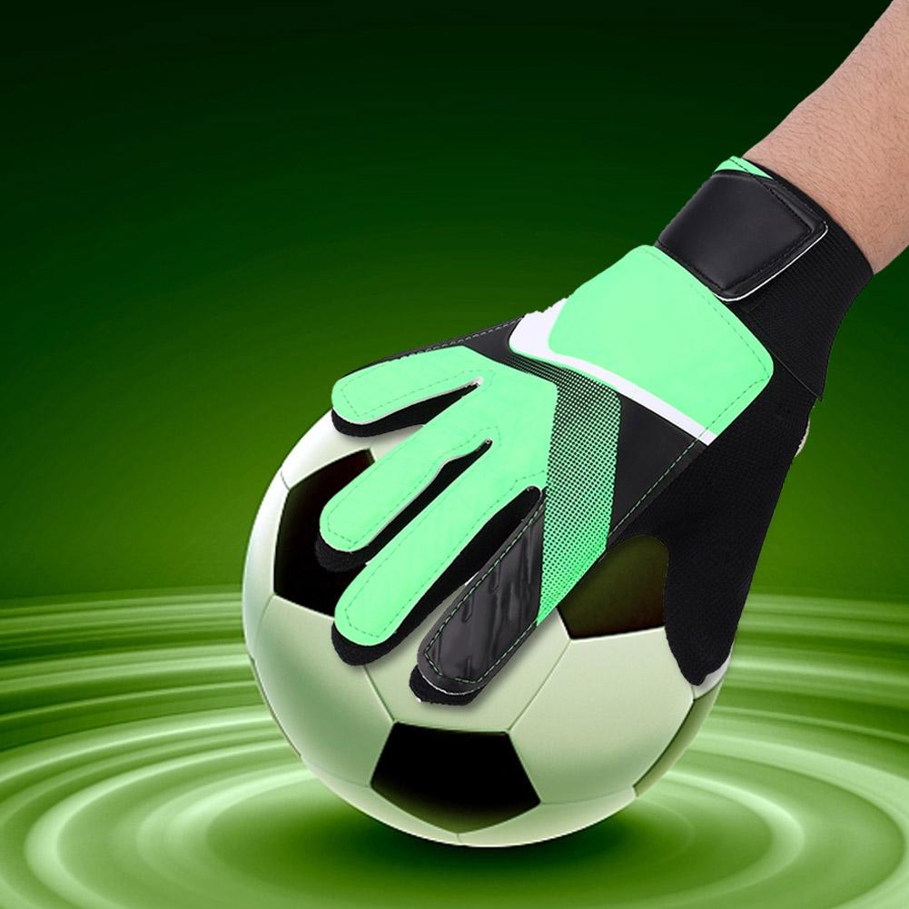 Kids Children Goalkeeper Glove NOn Slip Latex Soccer Finger Gloves