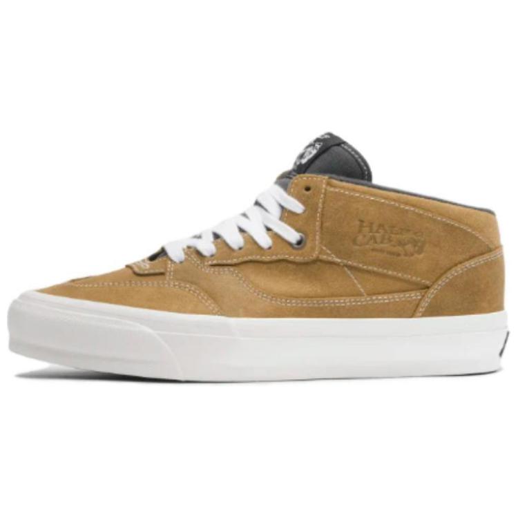 

Кроссовки унисекс Vans Premium Half Cab 33 золотисто-коричневые VN000CR71M7