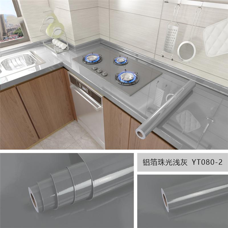 Marmor Selbstklebende Tapete Aluminiumfolie Wandaufkleber Wasserdichte Kontaktpapier Für Küche Dekorfolie Heimdeko