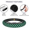 Universal Auto Steering Wheel Cover for Men Women, Neoprene Car Wheel Protector, Anti-Slip Car Steering Wheel Grip Wrap Protective Case Cover for