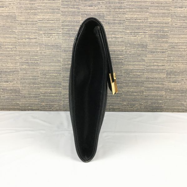 Hergestellt in Westdeutschland Vintage COMTESSE Zweite Clutch Schwarz(GEBRAUCHT)