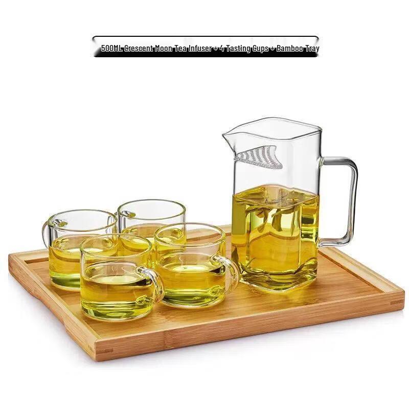 ZISIZ Borosilicate Glass Tea Fair Cup with Infuser