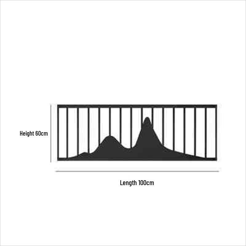 

Wrought Iron Planter Box with Partition