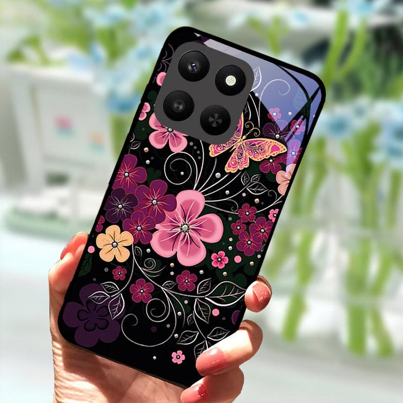 For Honor 400 Smart 5G Case Full Camera Protection Phone Cover Tempered Glass Cases For Honor 400Smart Case Shell Fundas Coque