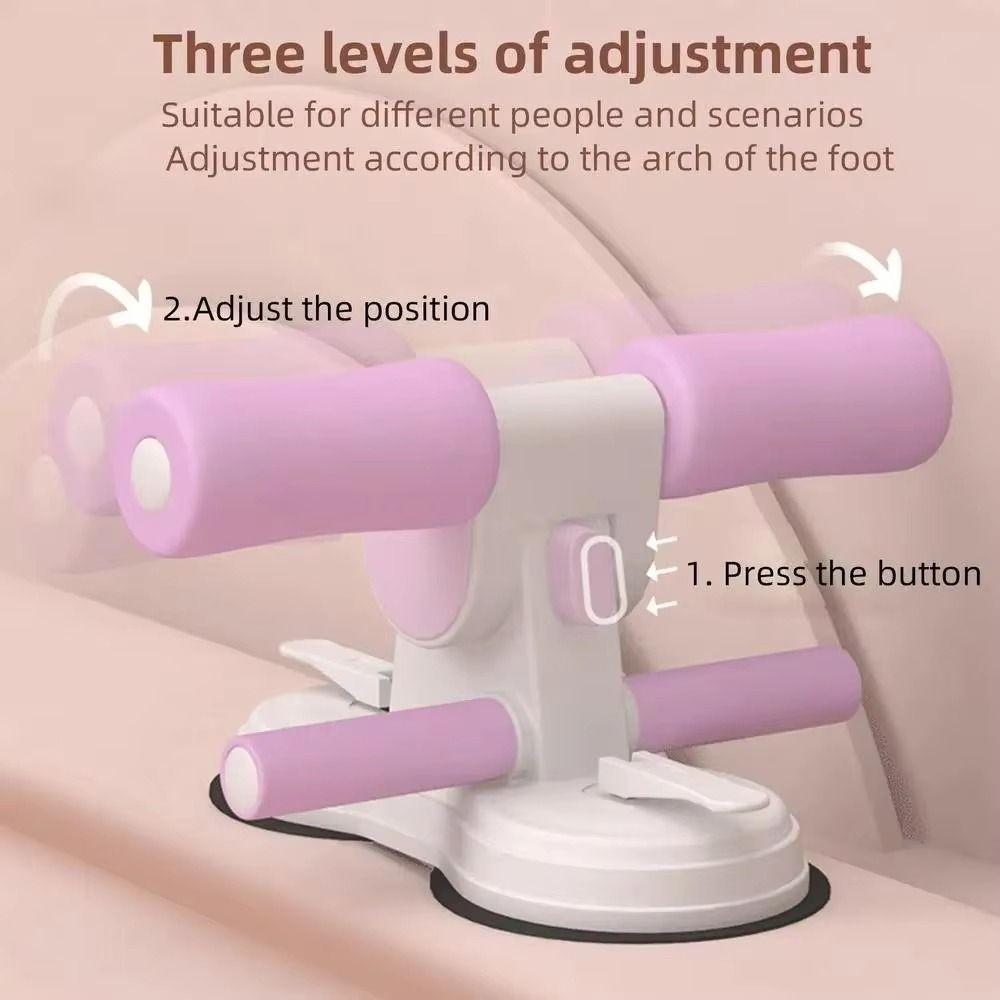 3 Levels Adjustable Suction Cup Sit-Up Aid Portable Exercise Abdominal Foot Immobilizer  Gym