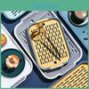 Doublelayer Plastic Tray Drainage Multipurpose Drying Rack Rinseable Garbage Tray For Kitchen Living Room Pet Use Cat Litter Box