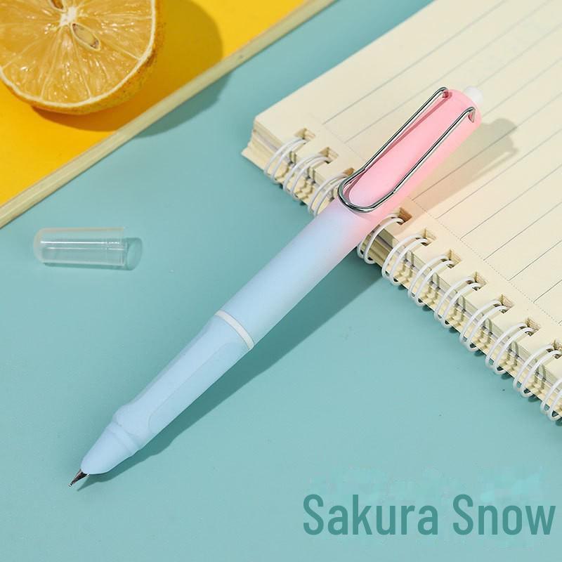 Zhengzi Student Fountain Pen - Iridium Gold 0.5mm Nib, 0.38mm Replaceable Ink Capsule, Steel Construction
