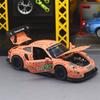 Porsche 911 GT3 RSR Wersja dopasowująca Symulacja Diecast & Toy Pojazdy Dźwięki & Światło Samochód Pull Back 1:Model supersamochodu ze stopu 32