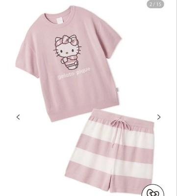 Sanrio Hello Kitty Gelato Pique Smoothie Pullover Shorts Set Up Pink Japan
