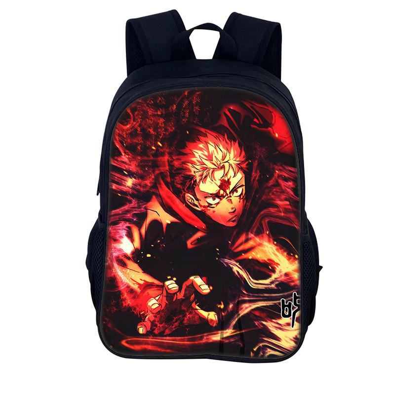 Jujutsu Kaisen Backpack For Men And Women Durable Nylon Casual School Travel Bag