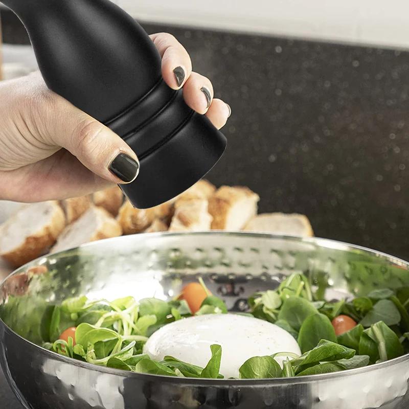 Creative Grinder Black Pepper Mill Dutch Wood Tools Kitchen Cooking BBQ Tools  Grinding Seasoning Bottle  Salt Mills Tools