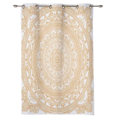 Boho Vintage Mandala Flower Windows Curtains Living Room Bedroom Window Treatments Household Kitchen Curtains