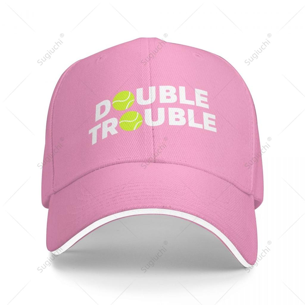 Multifunction Double Trouble Funny Tennis With Tennis Balls Sandwich Baseball Cap Unisex Sports Casual Caps Golf Hat Fishing