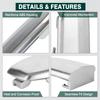 Car Front Left or Right Door Handle Cover for Cadillac Escalade 2015 2016 2017 2018  Outer Door Handle Cover without Hole