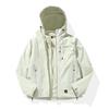 Women's Trendy Outdoor 3-in-1 Softshell Jacket for Hiking & Mountaineering - Windproof & Waterproof